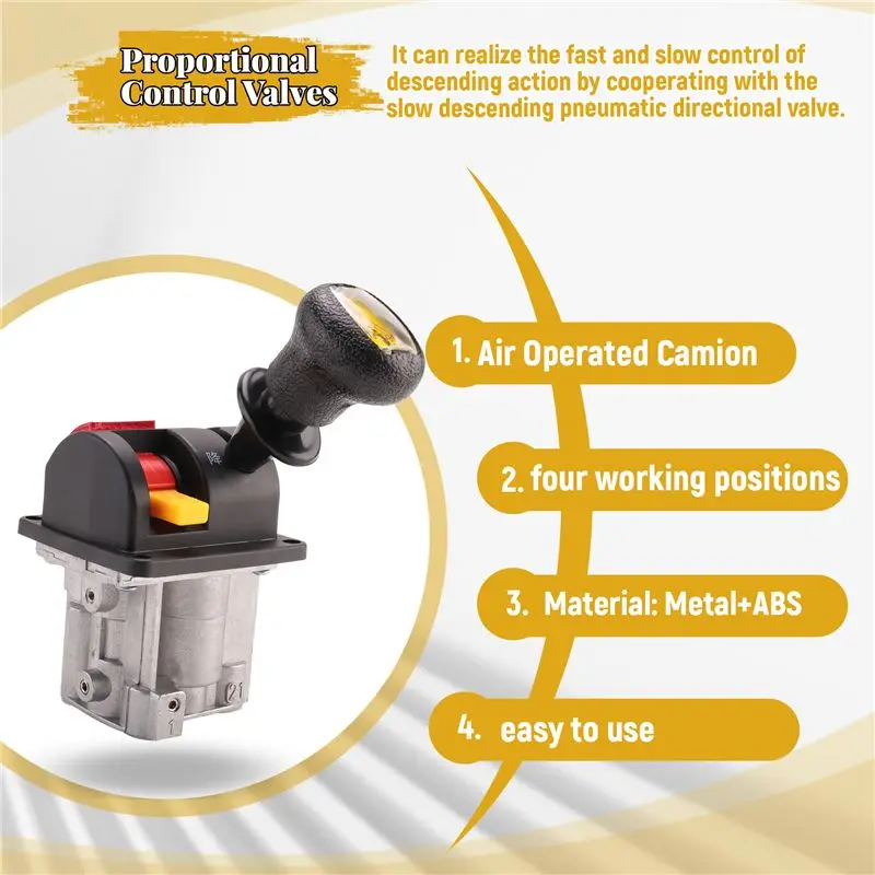 DT42-Proportional Control Valves With PTO Switch Dump Truck Tipper Hydraulic System Slow Down Air Operated Truck