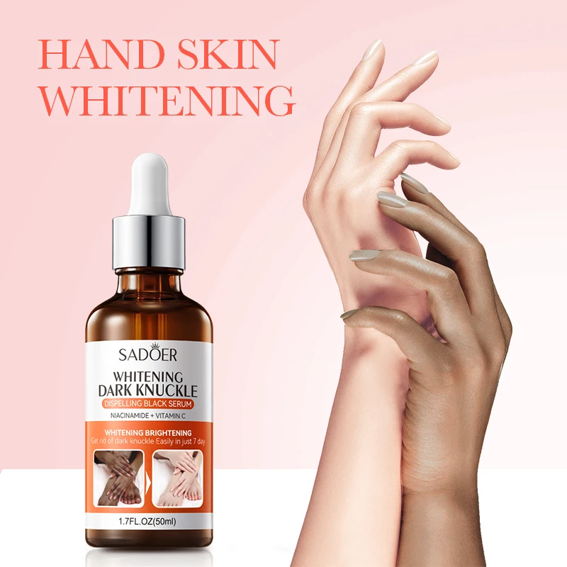 Dark Knuckles Fast Brighten Serum Elbows Hand Knuckle Brightening Serum Knee Black Skin Quickly Lighten Stains Remover Essence