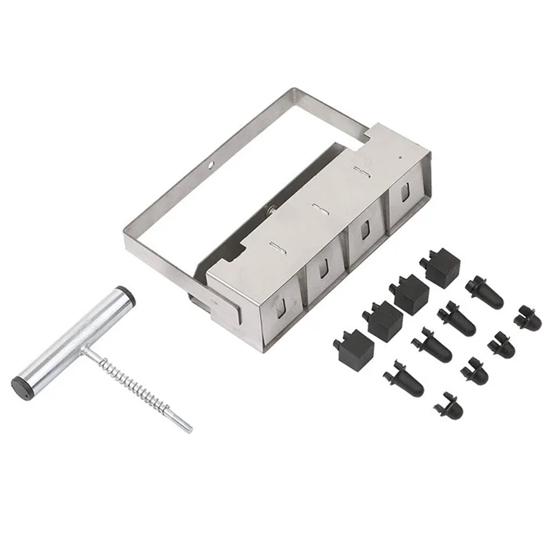 Handheld Soil Blocking Tool Handheld Sämling Inkubator mit Samenstift zum Erstellen von Samen, Garten