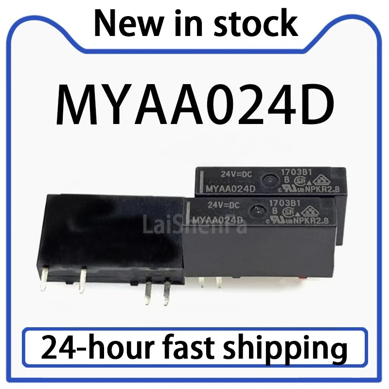1PCS MYAA024D Relay 4-pin 24VDC MYAA024E Stock
