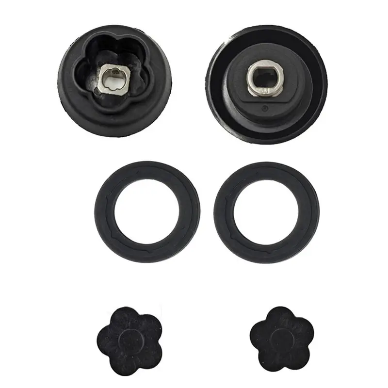 A33Z-2Pc Wall Breaker Blade Guide Connectors Clutch Juicer Blender Parts Drive Wheel Connects 5 Gear For Monsieur Cuisine