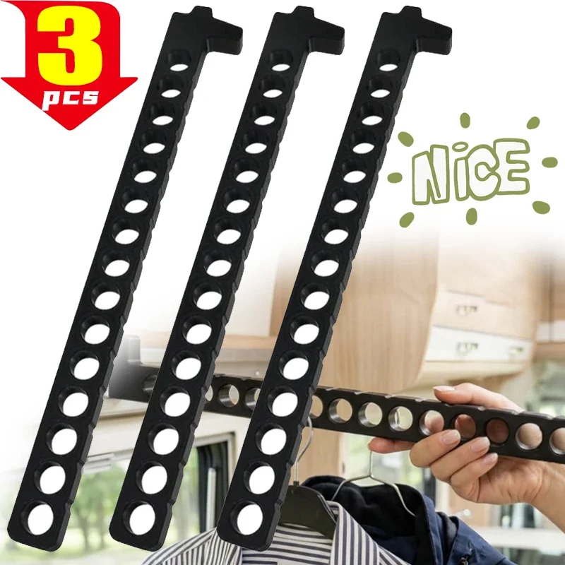 1-3PCS For RV Caravan Camper Van Multifunctional Laundry Storage Hanger Home Bathroom Portable Clothes Drying Rack Space Saving