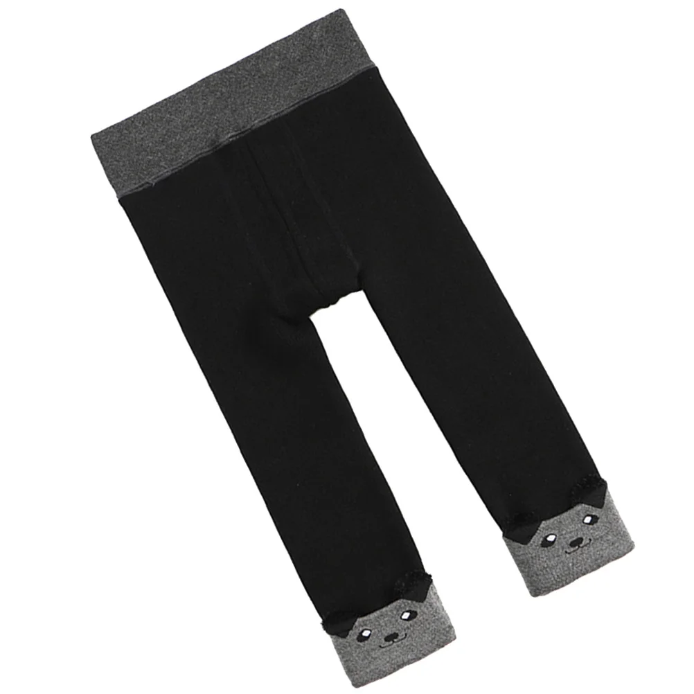 1 pc Warm Winter Toddler Pants Knitted Cotton Loose Fit High Elasticity Cartoon Design Adorable Kids Thermal Underwear Baby