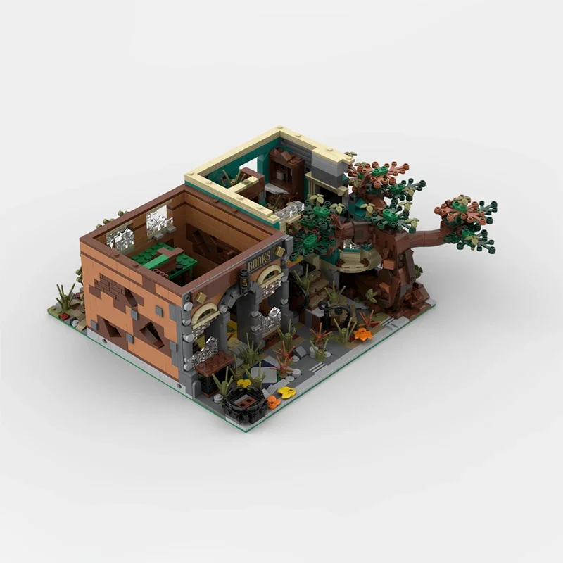 3278-Piece MOC Creator Library 10270 Apocalypse Version Modular Diy Toys Kid Gift Creative Stacking Bricks Model Building