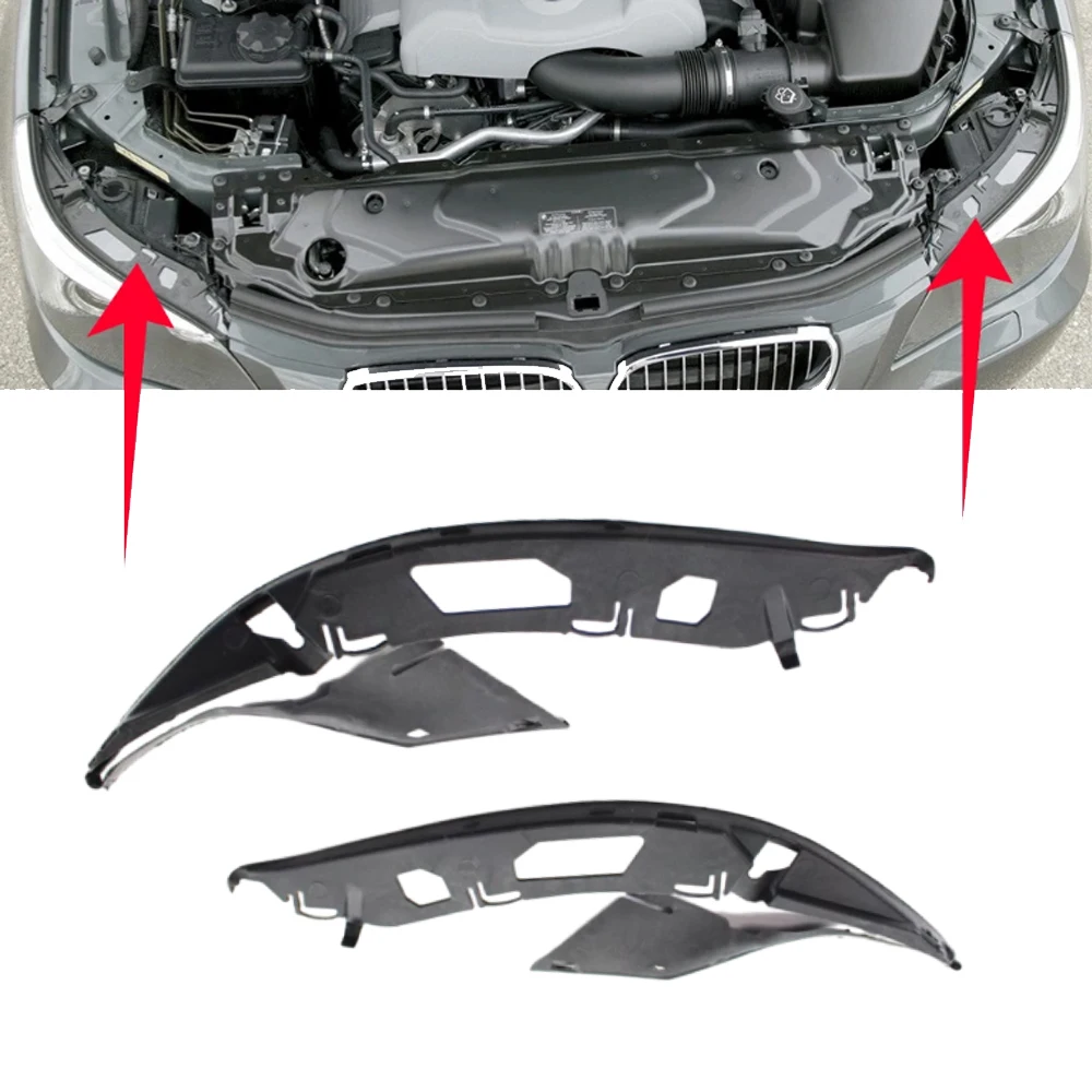 

For BMW E60 5 Series 525i 528i 530i 535i 545i 550i 2004-2010 Upper Headlight Lens Gasket Seal Left Right Side 63126934512