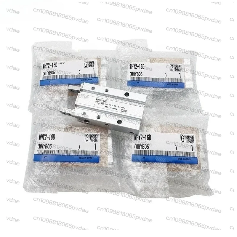 MHY2 10D 16D 20D 25D Double Acting Pneumatic Gripper Bore 10-25mm Y 180 Degree Angular Aluminium Clamps Gripper Cylinder