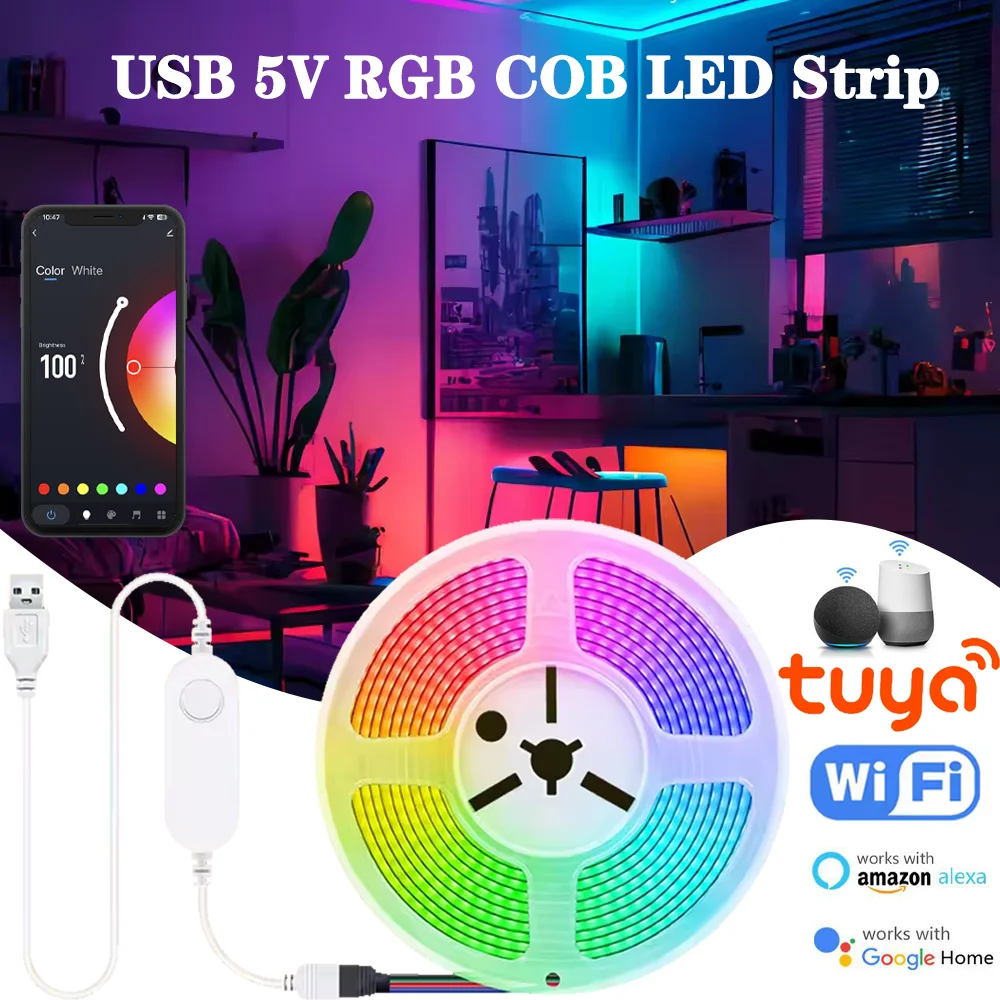 Usb 5V Rgb Cob Led …