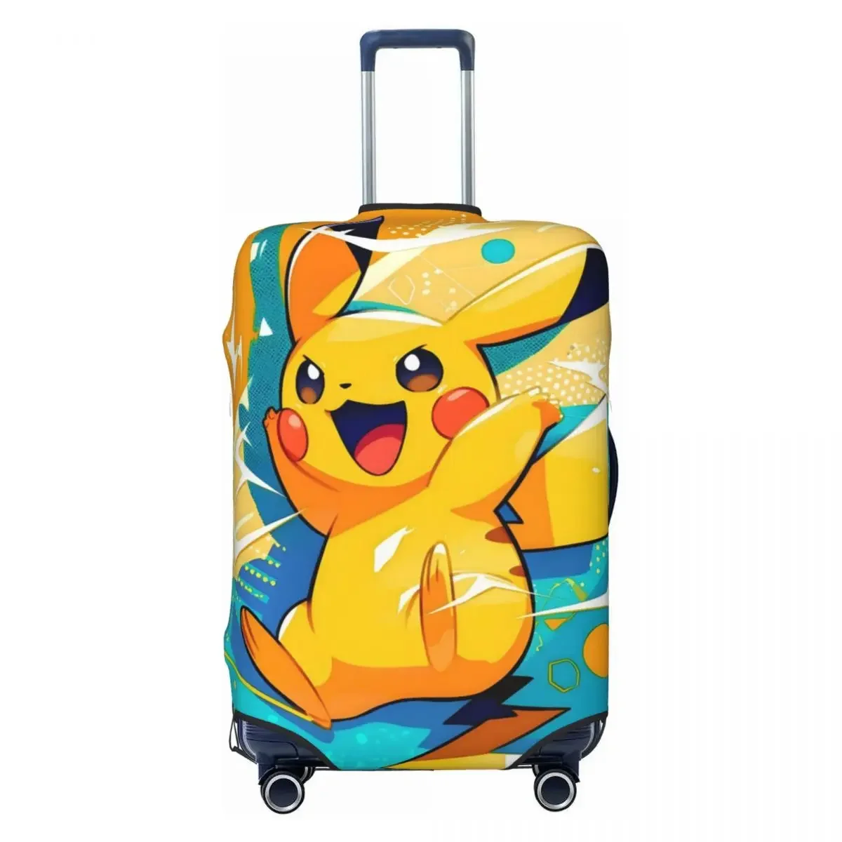

Толстый эластичный защитный чехол для багажа P-Pikachizer, дизайн P-Pikachizer, для багажа 18-32 дюймов, пылезащитный, моющийся, устойчивый к царапинам, чехол для дорожного чемодана