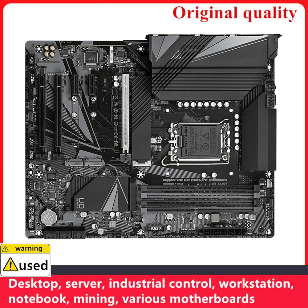 For Z690 UD DDR4 Motherboards LGA 1700 D4 128GB ATX For Intel Z690 Desktop Mainboard M.2 NVME SATA III USB3.0