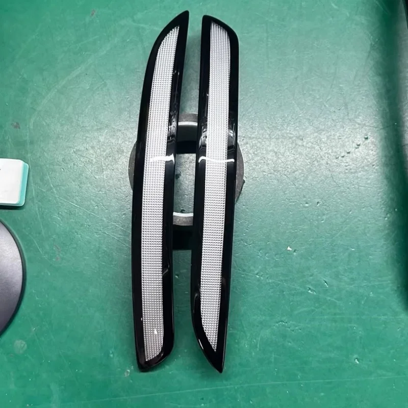 Car taillight Rear bumper light for Porsche 992 911 modified Smoke Black Brake light Turn signal Reflective strip