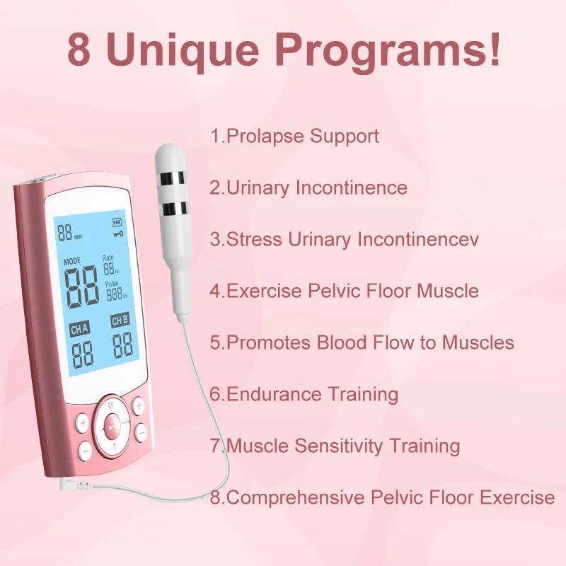 Muscle Stimulator Exerciser Incontinence Stimulator with Probe for Bladder Control and Pelvic Floor Exercise for Women