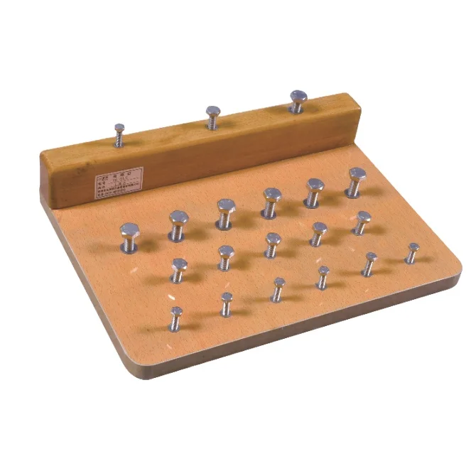 Rehabilitation center Screw wood device for finger rehab