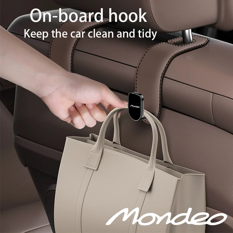 

1Pc Car seat back leather metal hook Interior Accessories for ford mondeo mk3 mk4 mk5