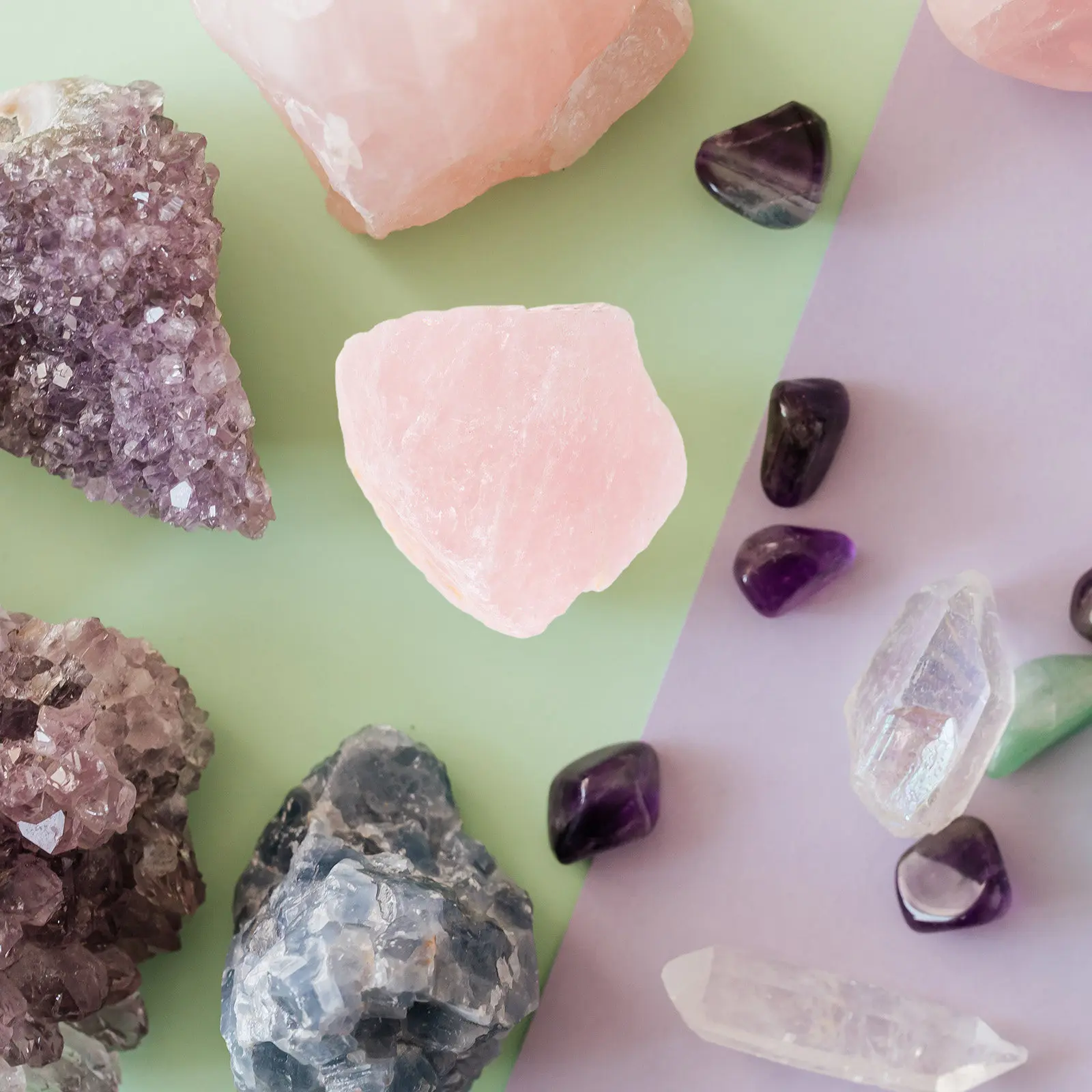 Raw Crystal Quartz Stone Rough Specimen Unique Natural Hue for Home Office Decor Desktop Decoration Aesthetic Crystal Ornament