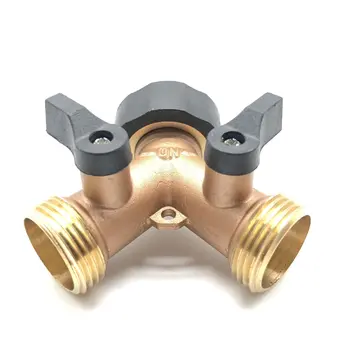 球閥花園雙向球閥三通閥黃銅水龍頭分水器水管Y型球閥 10 最佳銷售 水龍頭花園 - №10