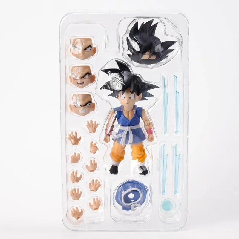 Bandai натуральная SHF Dragon Ball SON GOKU-GT- аниме фигурка Коллекционные суставы подвижная модель игрушки украшения подарок детям