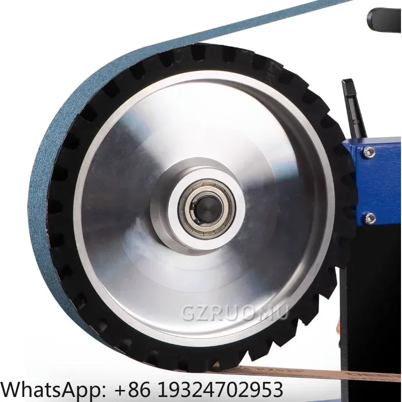 Electric Belt Sander Grinding Polishing Machine Variable/Constant Speed 3 Mode Belt Grinder Knife Making Polishing Tool 2.2KW