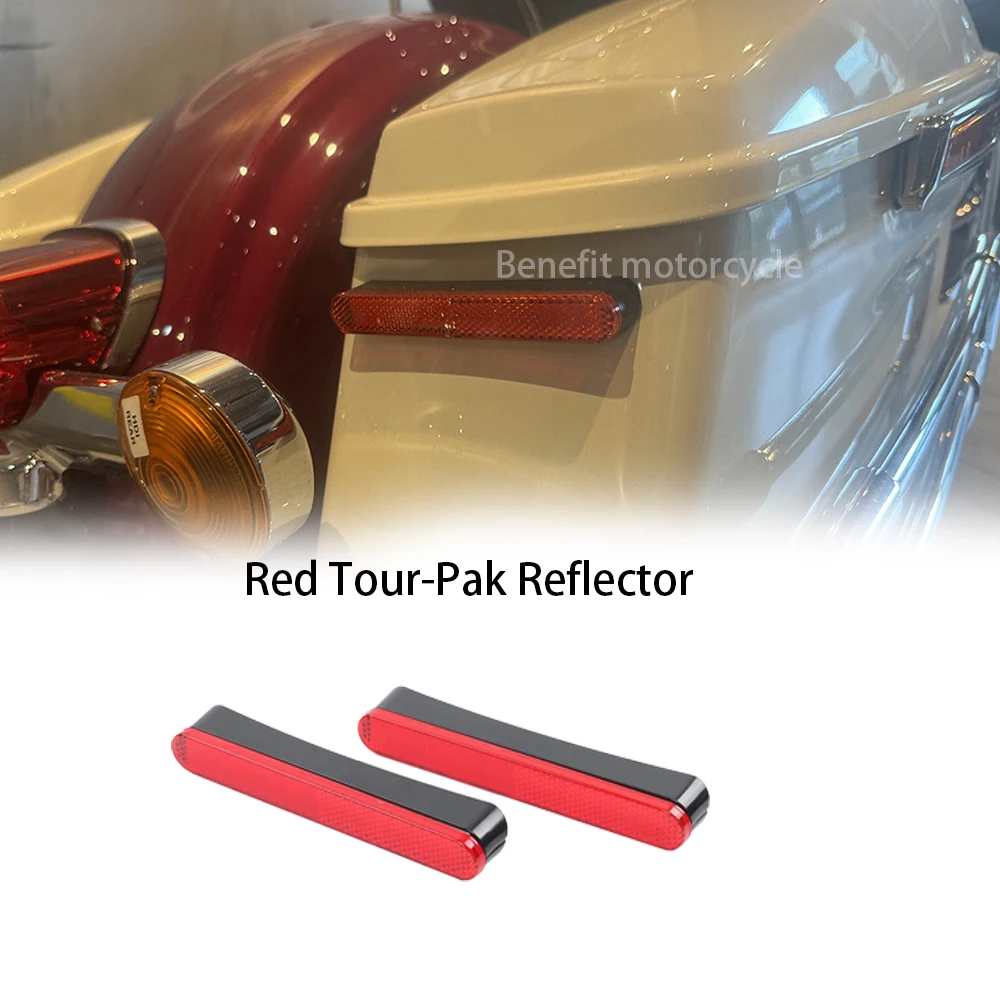 For Harley CVO Touring Road Glide ST Limited FLTRK Special 2016-2024 NEW Motorcycle Police Recall Kit Red Tour-Pak Reflector