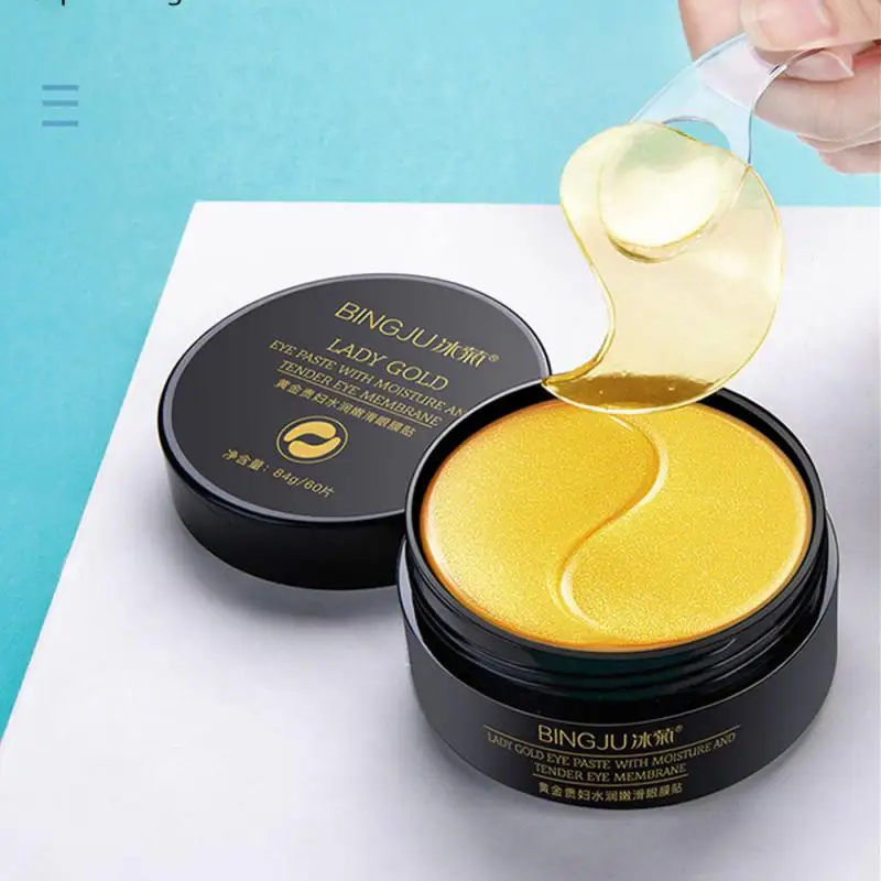 Gold Moisturizing Crystal Collagen Eye Mask PatchEyes Firming Anti-Wrinkle Anti Aging Remove Dark Circles Eye Care TSLM1