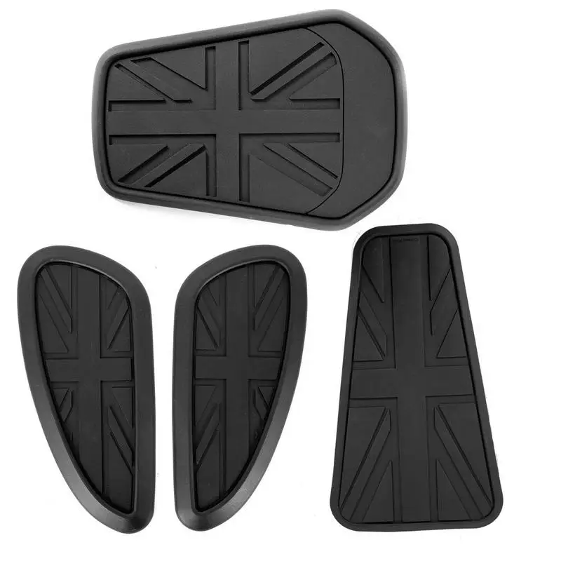 

Motorcycle Tank Knee Pads Motorcycle Tank Sticker Protector Sticker Vintage Panels Anti-Slip Pads Knee Grip Protector For Tank