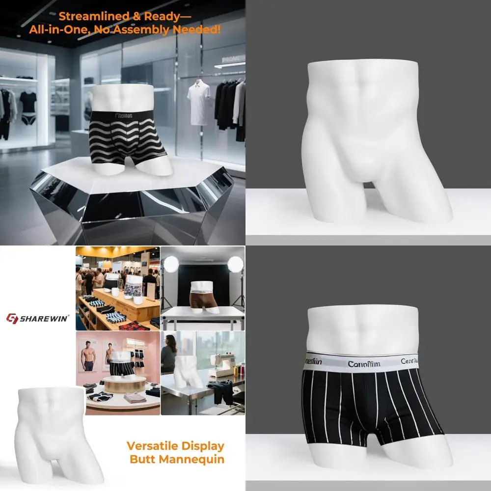 

Реалистичный мужской манекен для демонстрации нижнего белья и одежды, талия 33 см, бедра 38 см