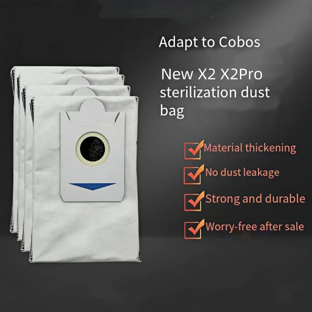 Suitable for Ecovacs sweeping robot accessories X2 X2Pro/X5 dust bag activated carbon dust bag consumables