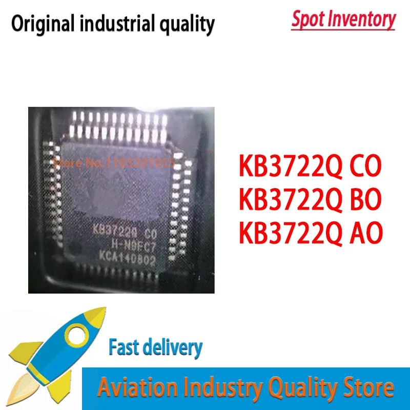 5 Stuks 100% Nieuwe Kb3722q Ao Kb3722q Bo Kb3722q Co Kb3722q A0 B0 C0 QFP-48