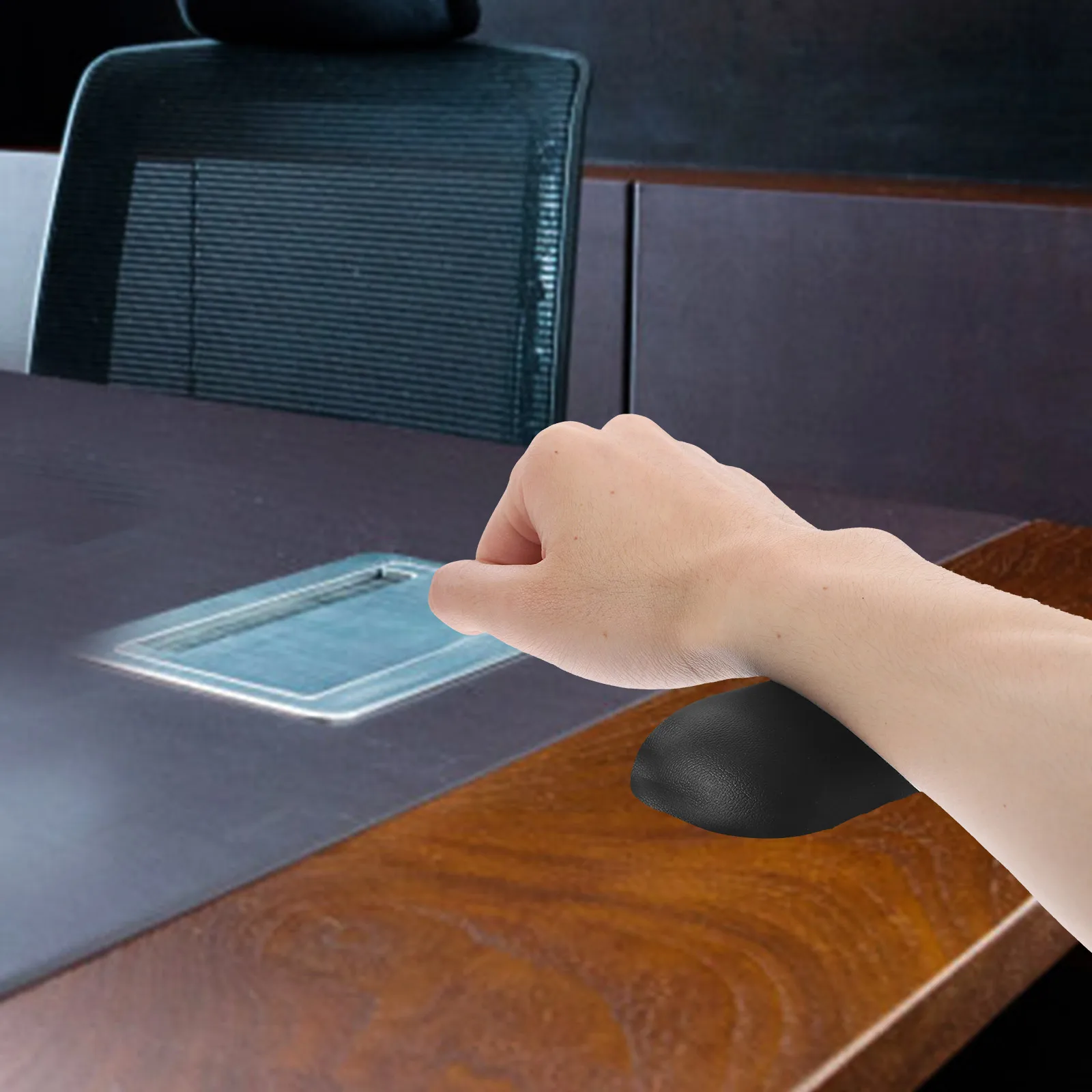 

Mouse Wrist Rest Silicone Ergonomic Comfortable Support for Office Gaming Computer Use Bracer Curve Design