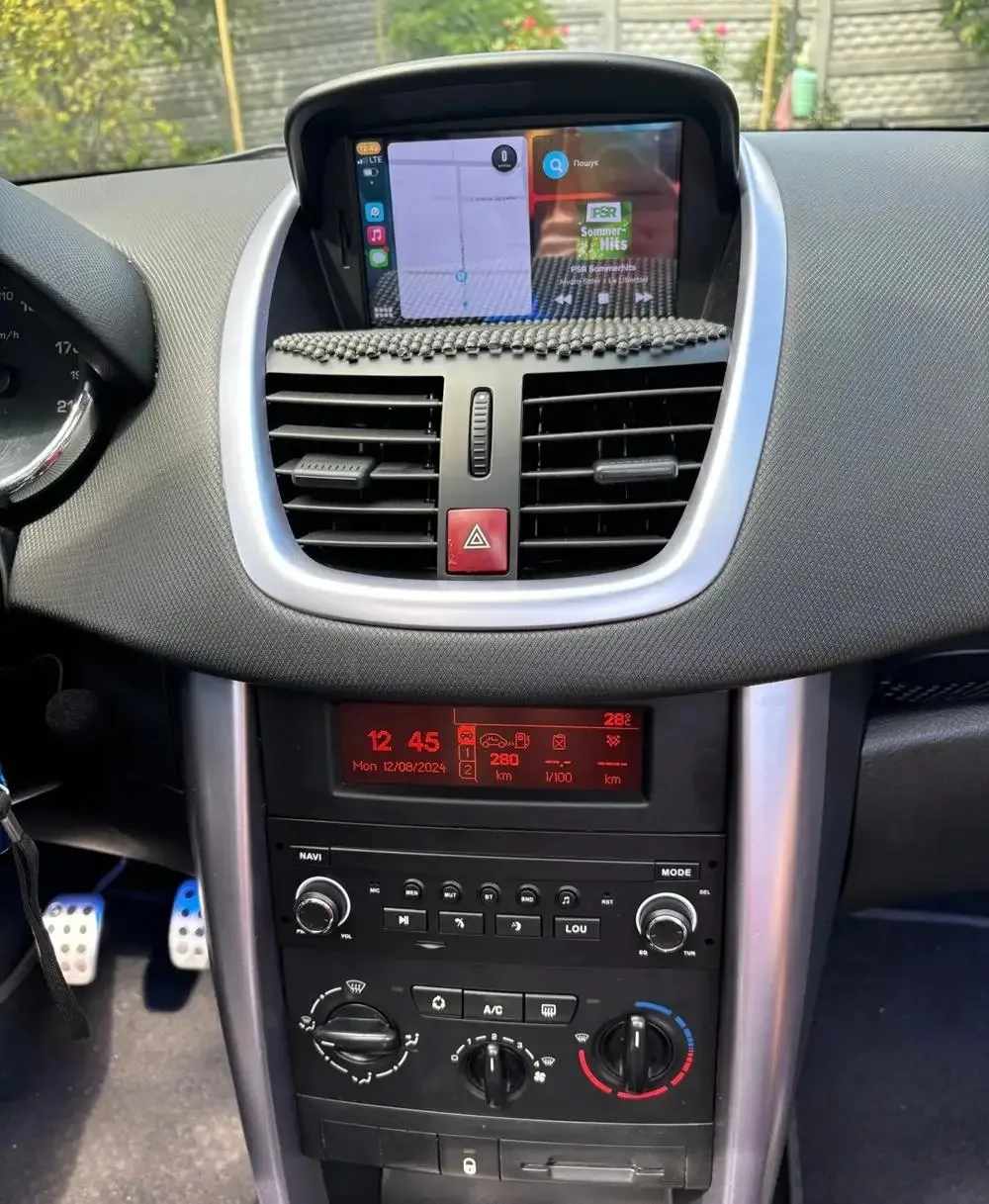 لبيجو 207 مشغل راديو السيارة متعدد الوسائط مزدوج DIN 7 بوصة مع نظام ترفيه السيارة USB وبلوتوث