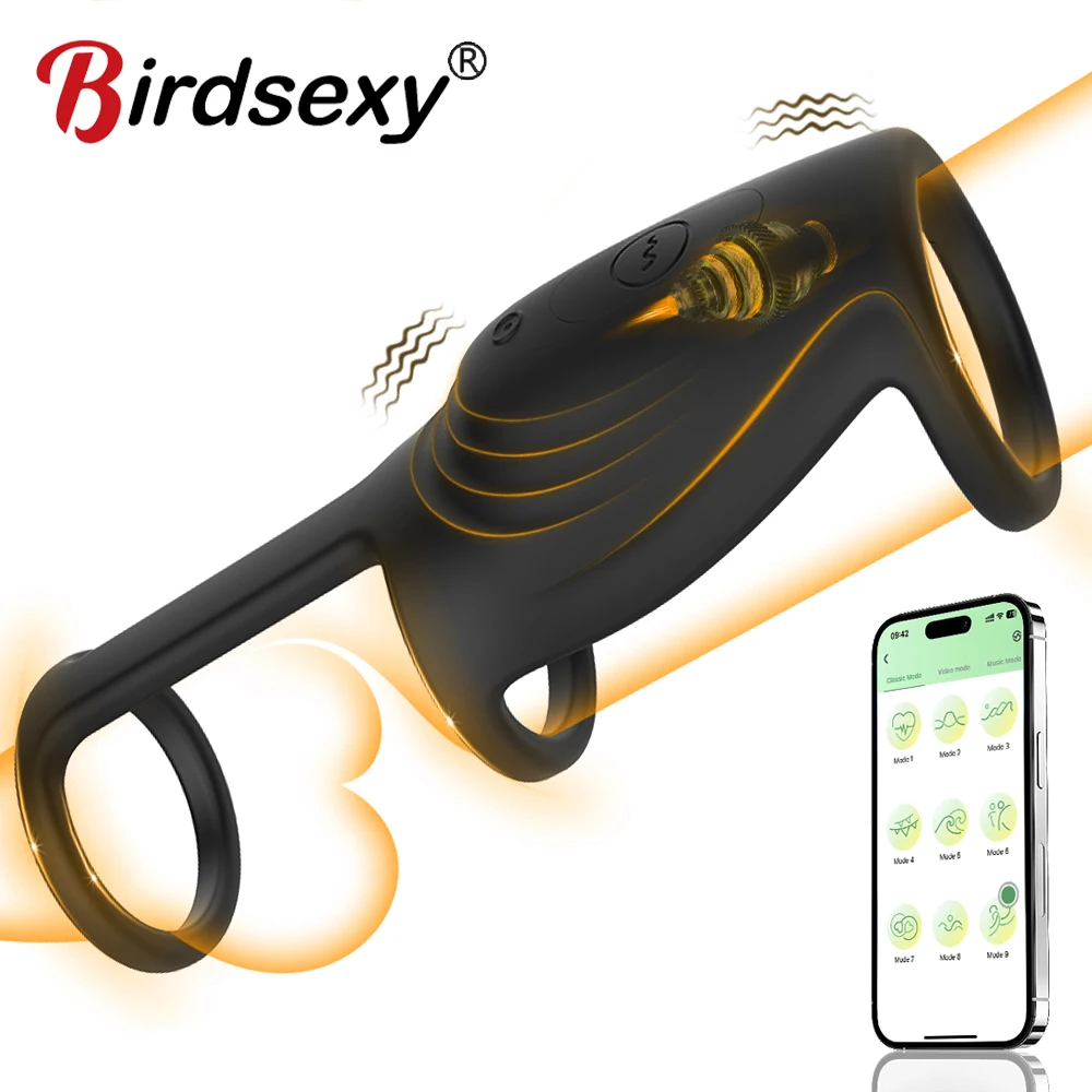 حلقة قضيب سيليكون للرجال ، قضيب هزاز ، تأخير القذف ، محفز G-Spot ، سلع للبالغين ، لعبة جنسية للأزواج ، تطبيق #1