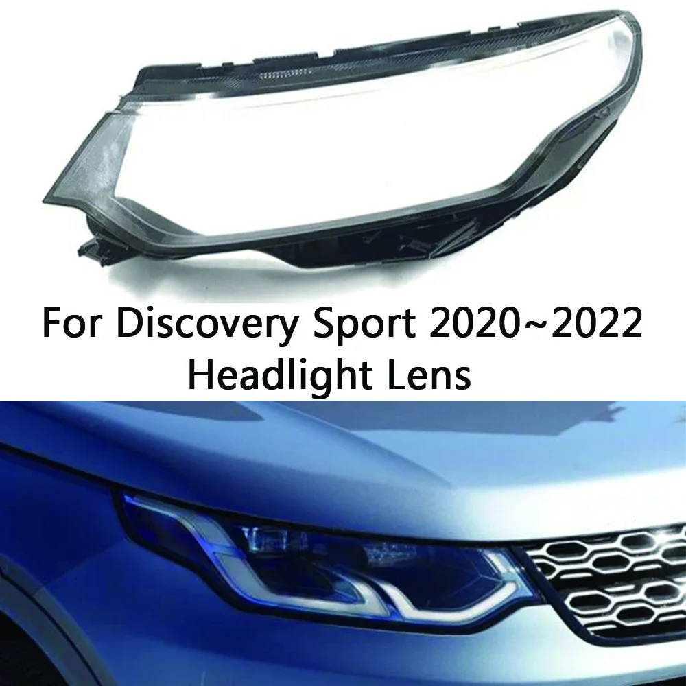 

Auto Headlamp Caps For Land Rover Discovery Sport 2020 2021 2022 Car Headlight Lens Cover Lampshade Head Lamp Light Glass Shell