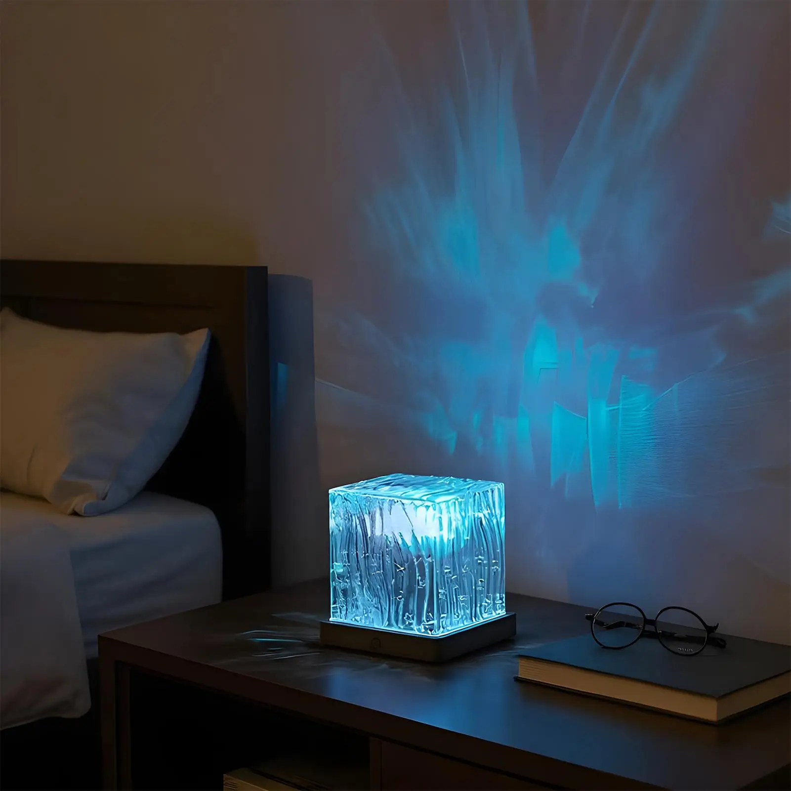 Projection Light Noise-Less Adjustable Brightness LED Projector Light for Bedroom for Hotel Dorm Living Room Apartment Dining