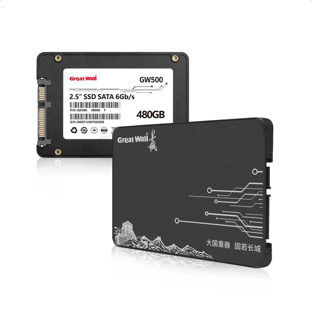 Great Wall SSD 128GB 240GB 256GB 512GB 1TB Hdd 2.5 Sataiii Hard Disk Drive for Computer Laptop Ssd Internal Hard Drive SATA Disk