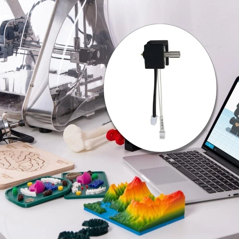 

HX6A Hotend для экструдера Ender3 V3SE, нагревательный блок, сопла, термистор, терморазрыв