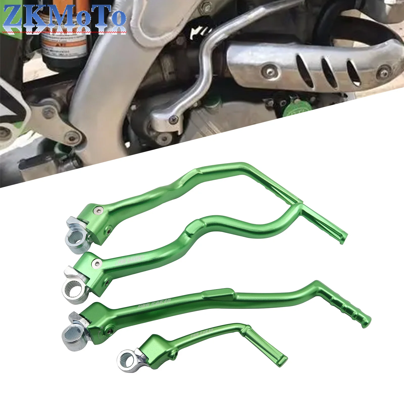 

Motorcycle CNC Forged Kick Start Starter Lever Pedal For Kawasaki KX65 KX250F KX450F KLX450R KX KLX 65 250F 450F 2000-2019 2020