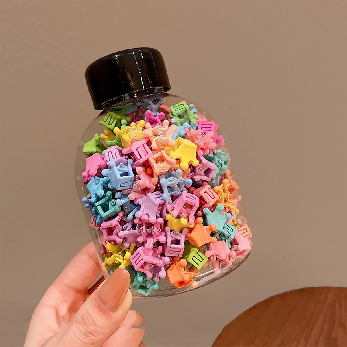 100 Uds. Mini pinzas para el cabello para bebés, herramienta para sujetar el cabello de niñas, para flequillo de niños pequeños y accesorios para peinar el cabello roto