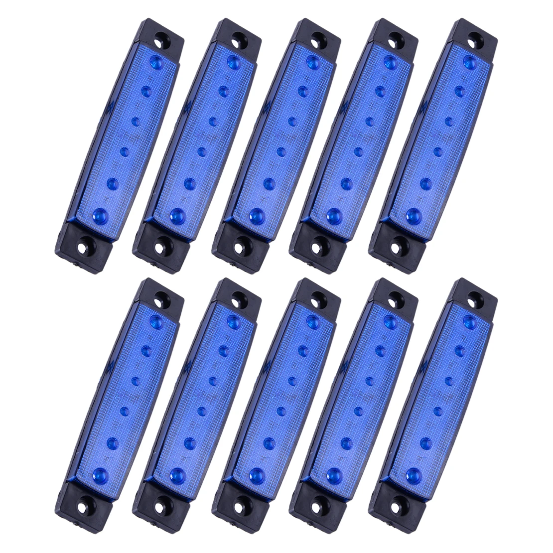 

10pcs 12V LED Deck Courtesy Navigation Light Waterproof Blue Stern Transom Lamp Decorate for Marine Fishing Pontoon Sailboat New