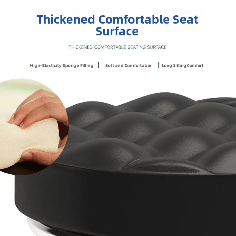 Metal Rolling Chair Pad Cover Universal Wheel Low Stool Camping Outdoor Leisure Furniture Rotating round Bench No Brand