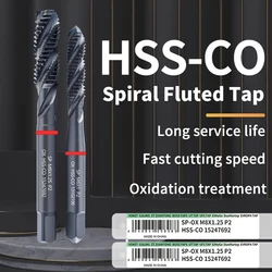 ZUANTONG HSS-CO Red Ring JIS Standard With OX Spiral Fluted Tap M2 M3 M4 M5 M6 M7 M8 M9 M10 M11 M12 Machine Screw Thread Taps