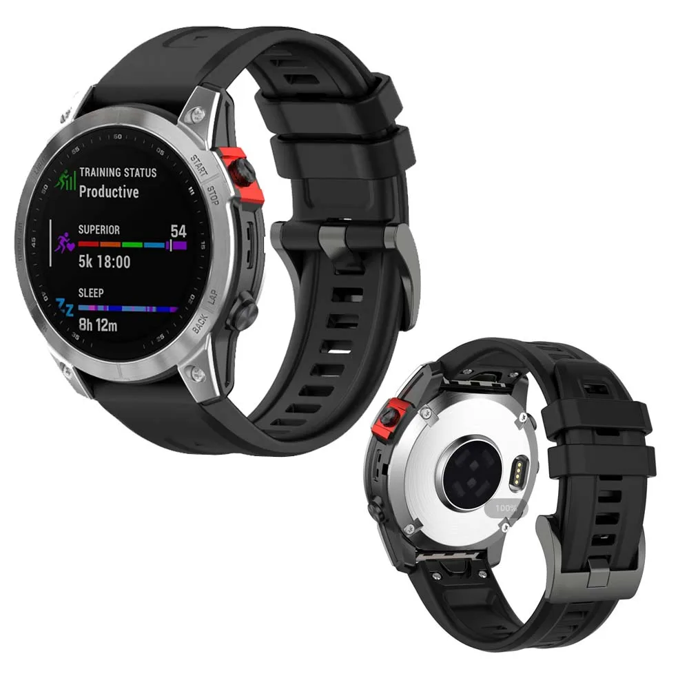 QuickFit Silicone Watch Strap For Garmin Instinct 2X 3 E Watchband 26mm 22mm For Garmin Fenix 6X 6 Pro 5X 5 Plus 7X 7 Bracelet