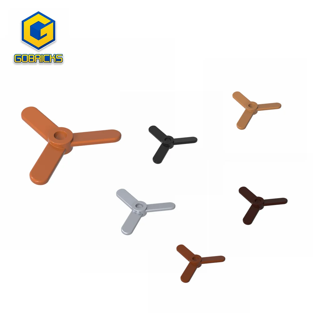 Three Bladed Propeller Small Propellers Single Axis GB 2034 Accessories Compatible with LEGO 2421 Building Block Particle Parts