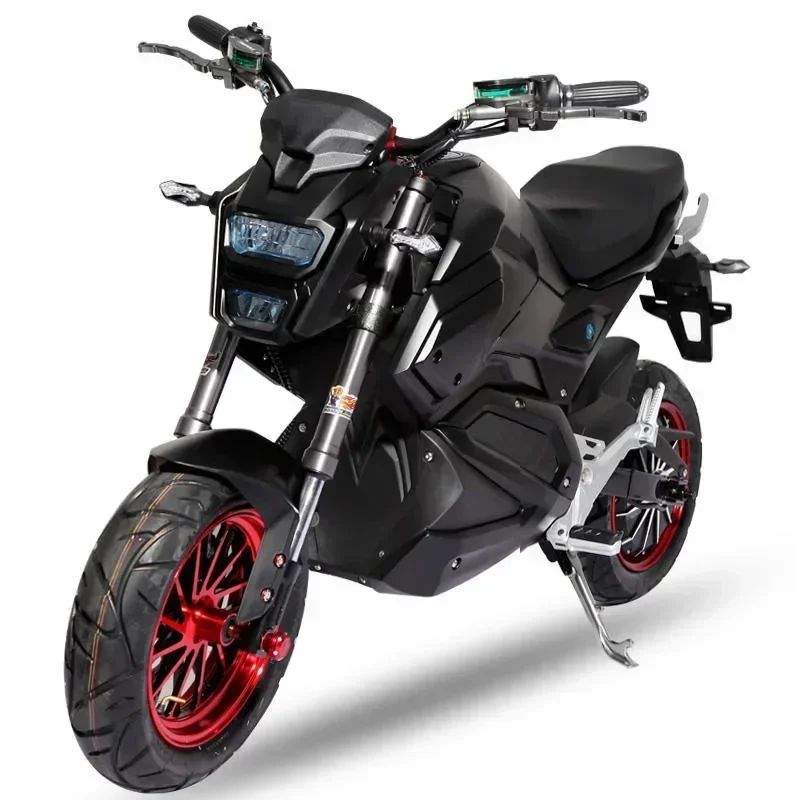 Luyuan MotorcycleExport Certified 1500W High Power High Capacity Racing Electric Motorcycle Customizable for Adults