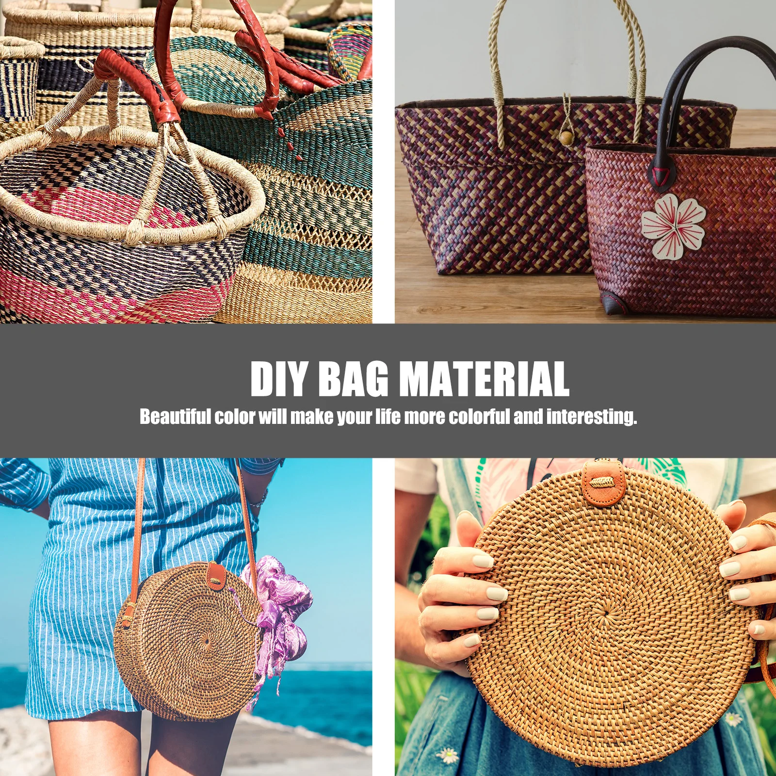 

2Pcs Bag Bottom Base PU Material DIY Crochet Bag Shaping Pad Knitting Craft Supplies Protective Elegant Design Colorful