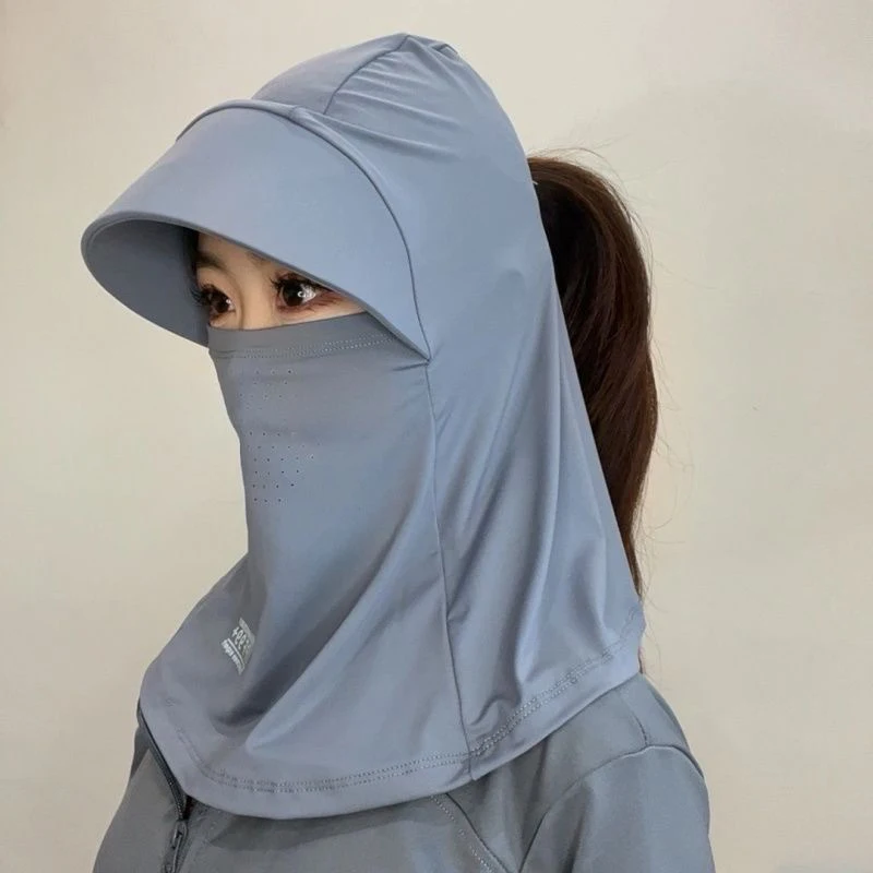 1 قطعة المرأة الصيف UV حماية وشاح للرقبة غطاء قبعة في الهواء الطلق التفاف غطاء الرياضة الدراجات الشمس برهان تسلق الجبال وشاح #2