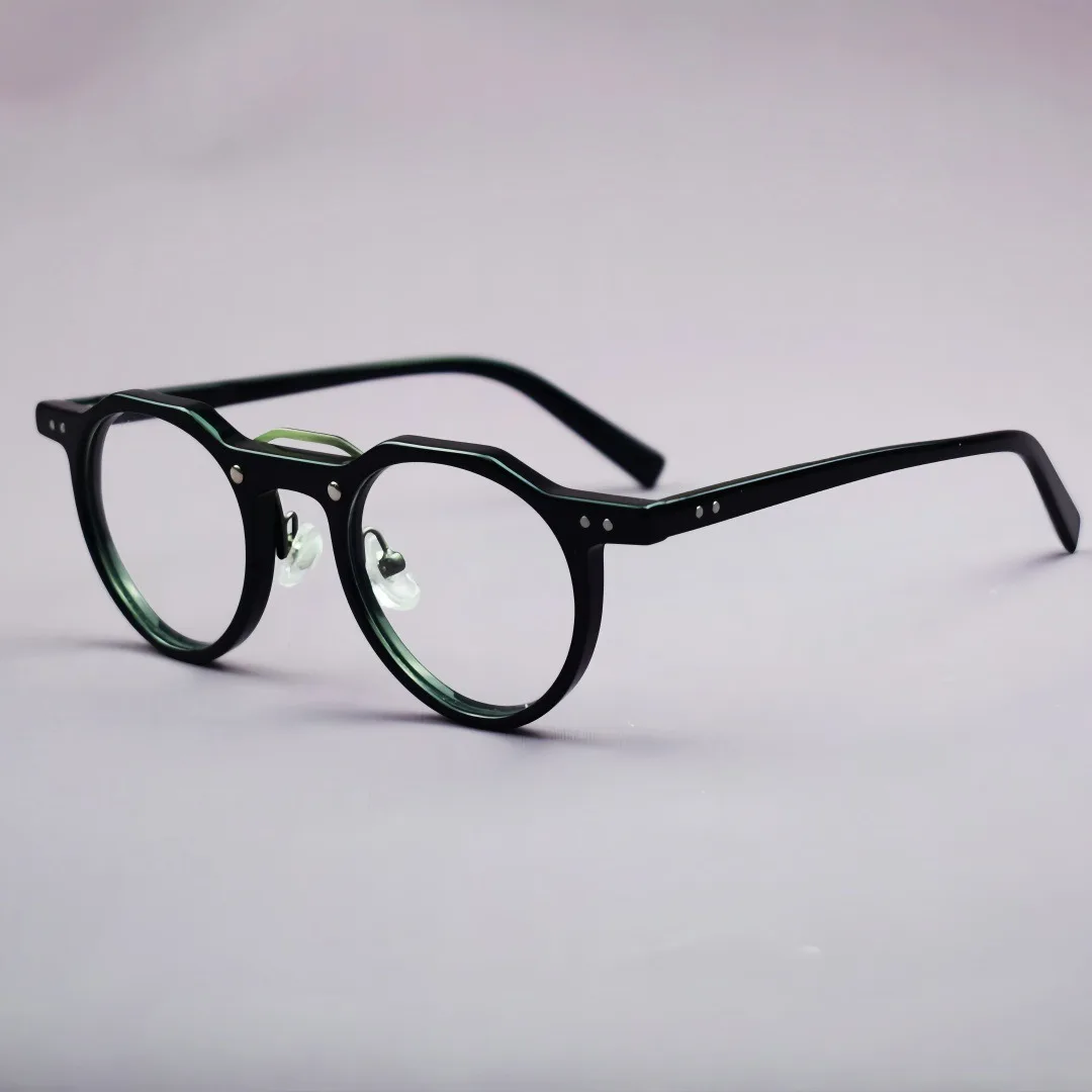 

Handmade Acetate Reading Glasses Men Vintage Anti Blue Light Prescription Myopia Glasses Women Luxury Brand Eyewear 0 -50 +50