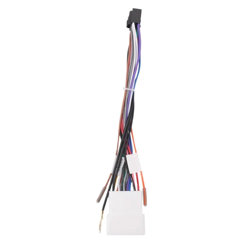 A02Q-1Pc Car Stereo Radio 16PIN Adaptor Wiring Harness For Lancer-Ex ASX Power Calbe Wire Head Unit Harness