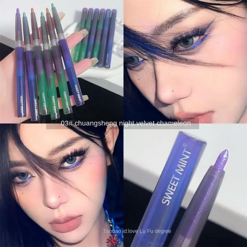 Eye Shadow Stick Waterproof Eyeliner 2 In 1 Cosmetics Eyeliner Glue Pen facile da trasportare Chameleon Eyeliner Glue Pen Makeup Lasting