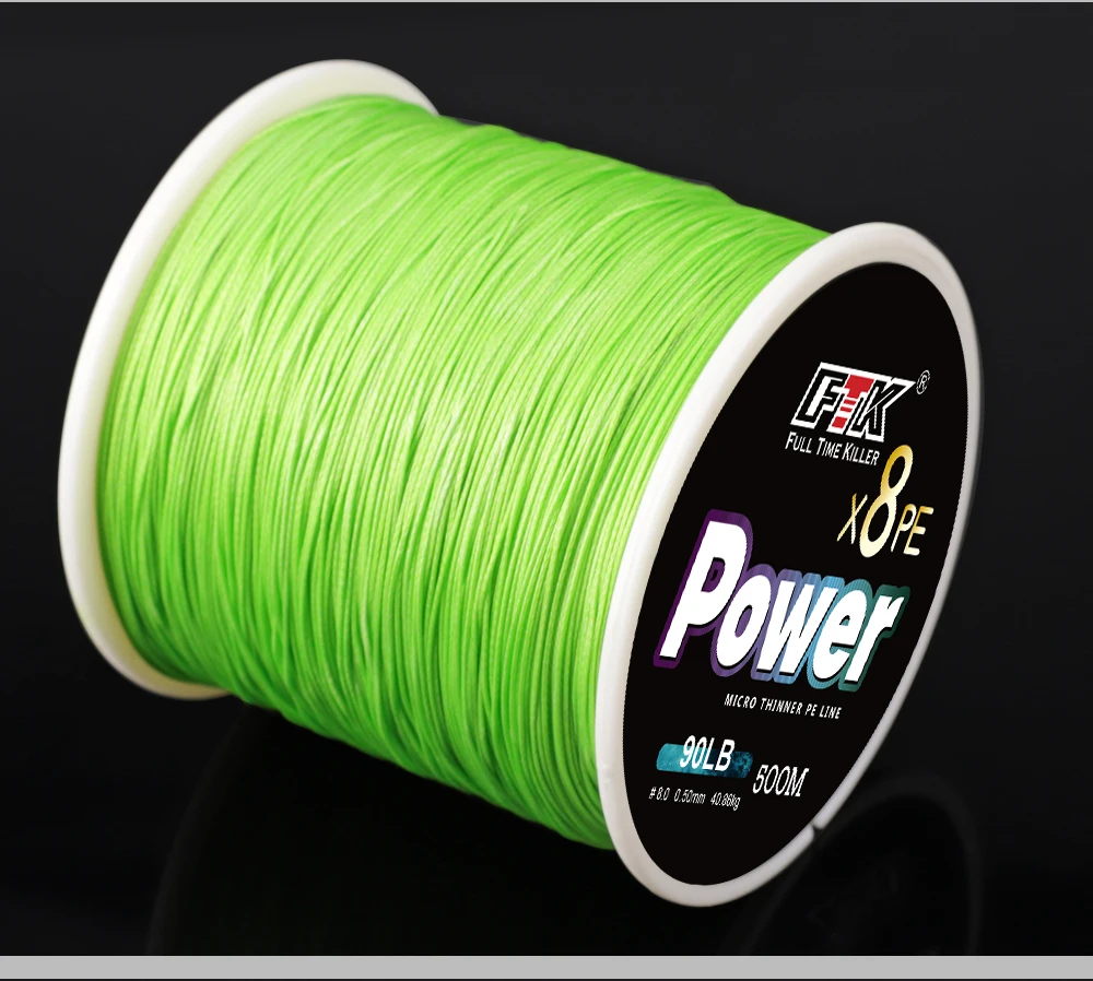 FTK 8 Geflochtener Draht 300m 0,8 # -10.0 # 15LB-110LB 5 Farben Geflochtene Angelschnur mit Hoher Abriebfestigkeit – Detail 12