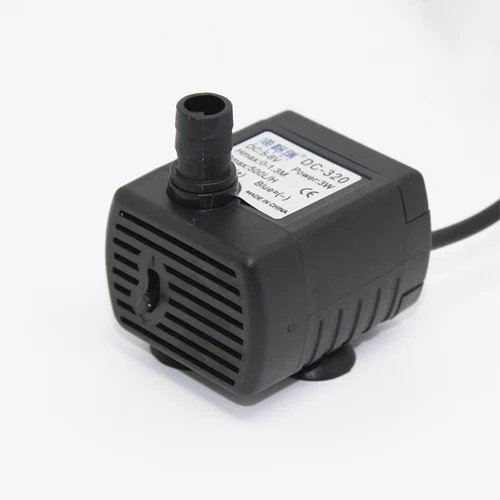 Imagen 2 del producto 3W DC 5V-6V flujo 500L/H USB Mini bomba sumergible piscina fuente rocalla mascota pecera dispensador de agua bomba de filtro