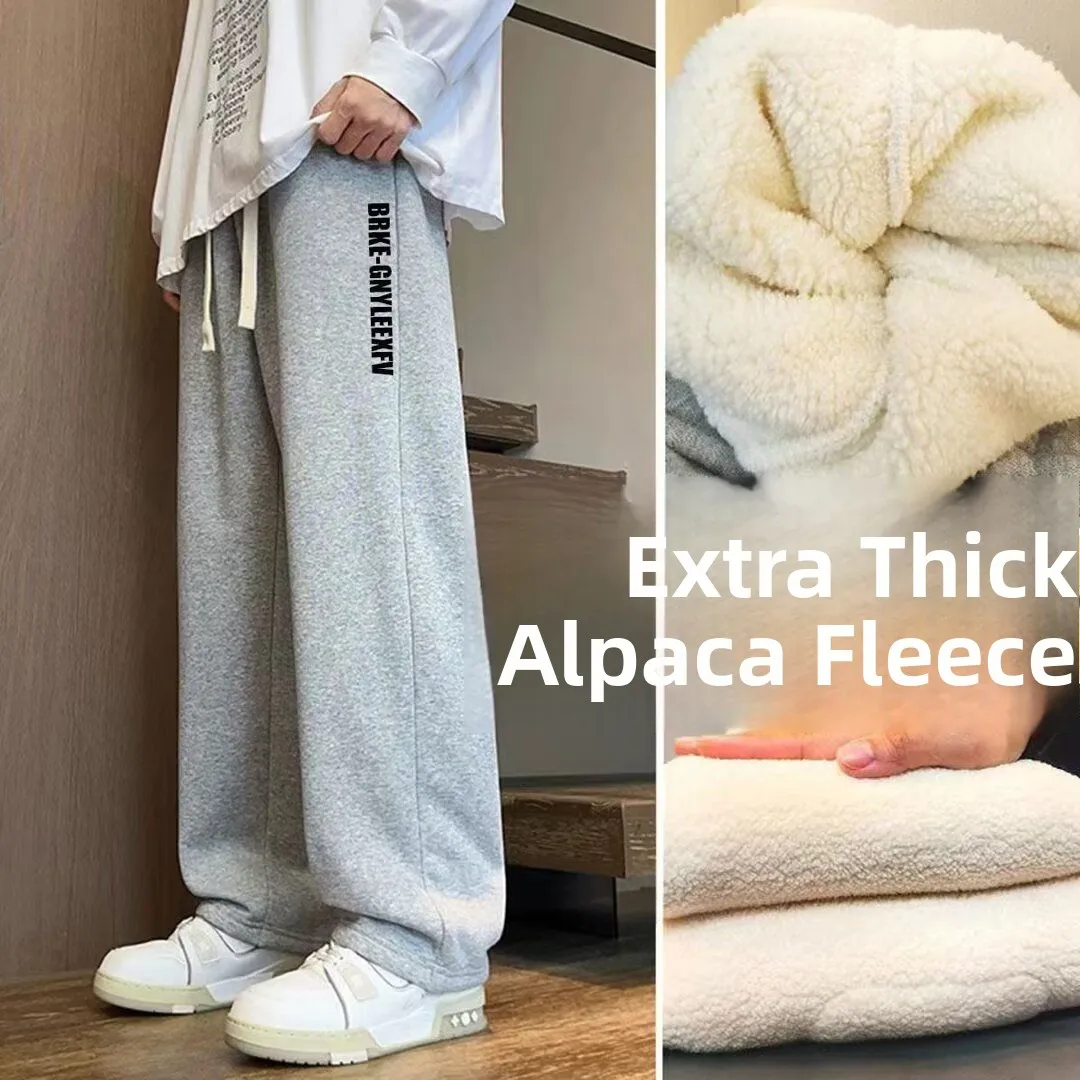 

New 2024 Men's Loose Casual Pants Korean Sle Trendy Thin Wide Leg Floor Length Summer Lightweight Drapey Trousers